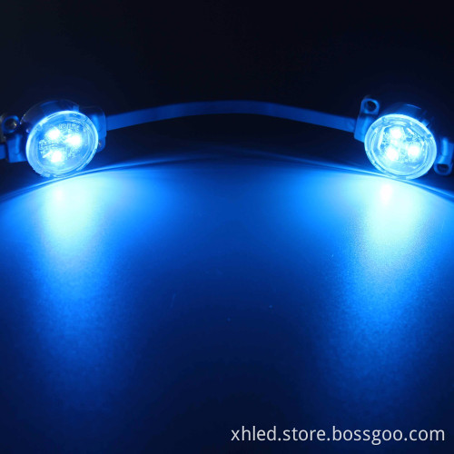 Miracle Bean SMD3535 Waterproof 0.75W IC XH-6897 IP67 RGB DC12V 30mm Pixel LED
